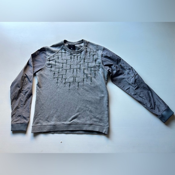 Art Comes First AVEC CES FRERES Mens Sweater Scissors Medium